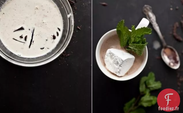 Chocolat Chaud à la Menthe Fraîche
