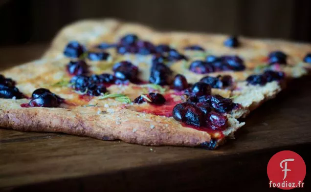 Focaccia au Levain avec Raisins et Romarin
