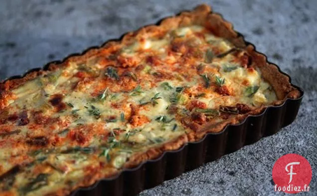 Tarte à la Ricotta aux Herbes