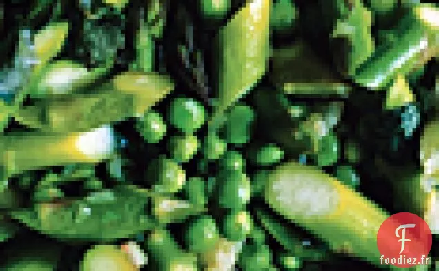 Asperges, Petits Pois et Basilic (Piselli con Asparagi e Basilico)