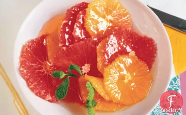 Salade d'Agrumes au Miel et à la Menthe