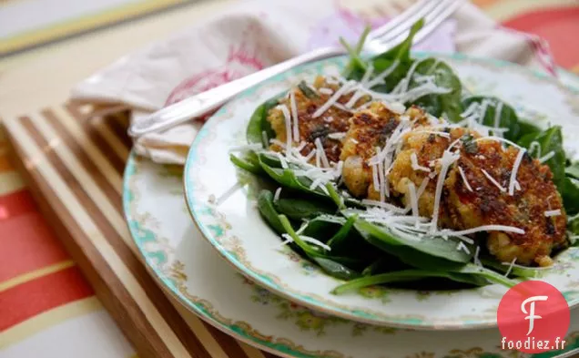 Gâteaux Au Quinoa Au Citron, Aux Olives Et Au Persil