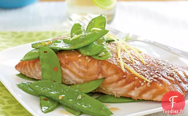 Saumon au glaçage Hoisin