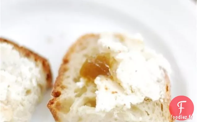 Tartinade au Fromage de Chèvre aux Figues de Romarin