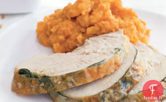 Poitrine de Dinde Rôtie à la Sauge et Sauce
