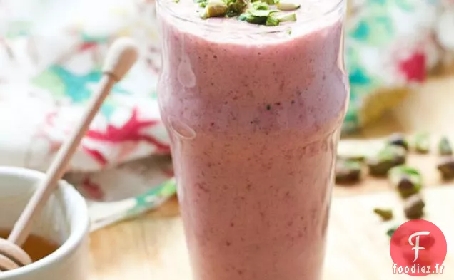 Smoothie à l'Eau de Rose Framboise