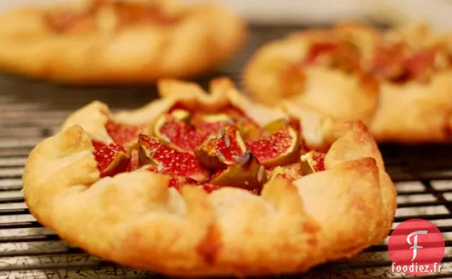 Galettes De Chèvre Aux Figues Et À La Lavande