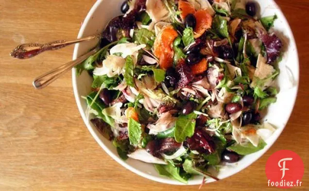 Salade D'Orange, D'Olive Et De Fenouil