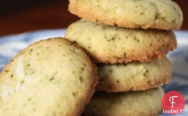 Biscuits Sablés au Basilic Citron-lime