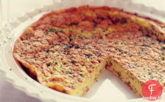Frittata À La Pancetta Et À La Menthe