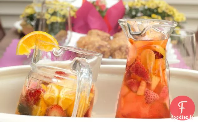 Recette de Sangria au Thym Framboise