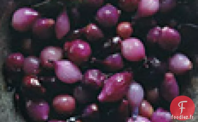 Oignons Perlés Glacés et Raisins