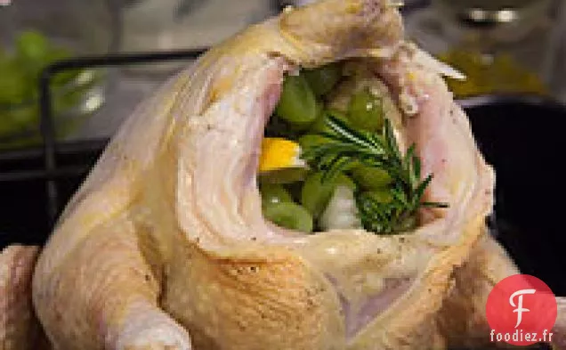 Poulet Rôti Aux Raisins