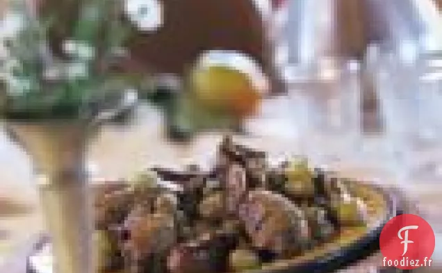 Caille Aux Raisins Et Saucisse