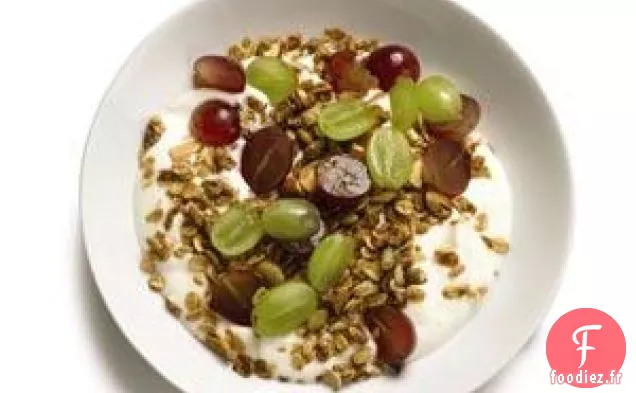 Yaourt Aux Raisins Et Granola