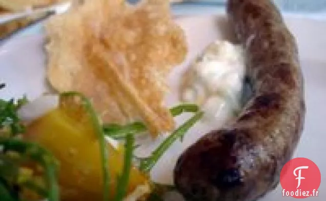 Saucisses Rôties Aux Raisins Rouges