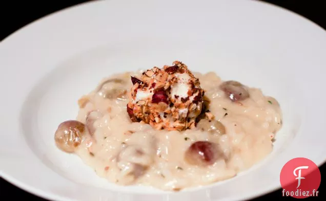 Risotto Aux Raisins Rôtis Aux Noisettes Et Fromage La Tur