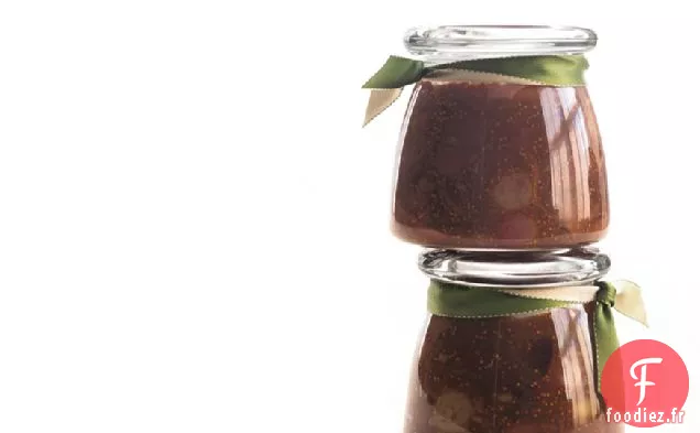 Chutney De Figues Balsamiques Aux Raisins Rôtis