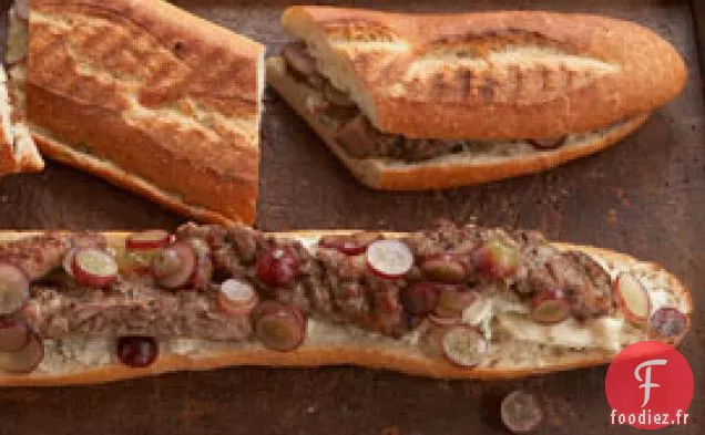 Panini Saucisse Aux Raisins et Gorgonzola Dolce