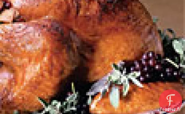 Dinde glacée aux prunes