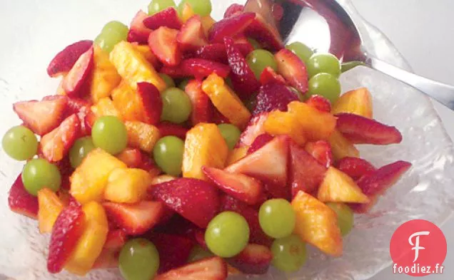 Salade De Fruits À La Tequila Et Au Citron Vert