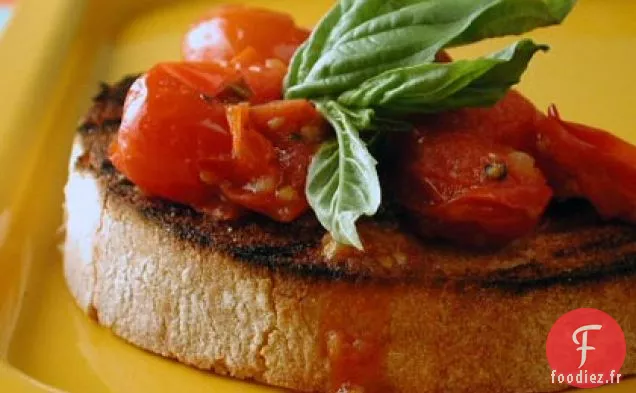 Bruschetta aux Tomates Chaudes