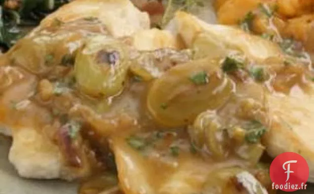 Escalopes De Poulet À L'échalote De Raisin