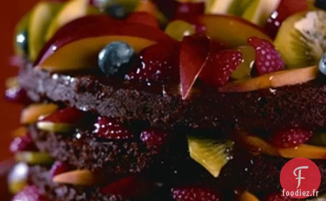 Gâteau Au Chocolat Et Aux Fruits Pour Kwanzaa