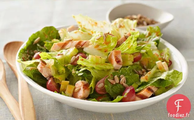 Salade de Poulet au Miel et aux Raisins