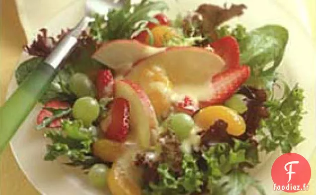 Salade De Fruits À La Crème D'Orange Douce