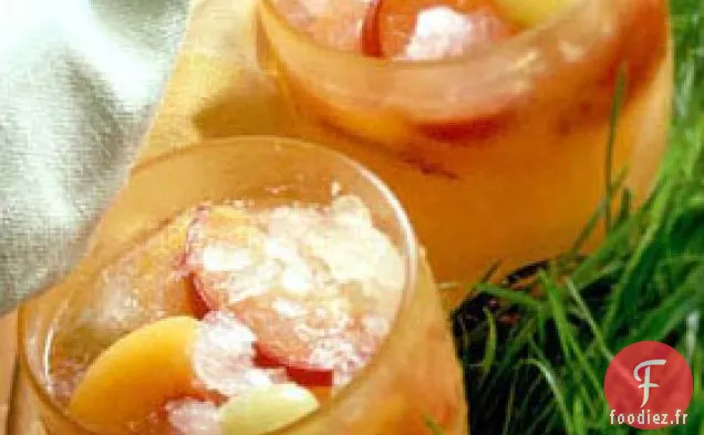 Tasses De Fruits Glacés À La Limonade