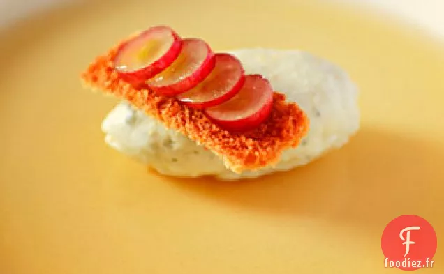 Fourme D'Ambert Parfait Sur Gelée De Sauternes