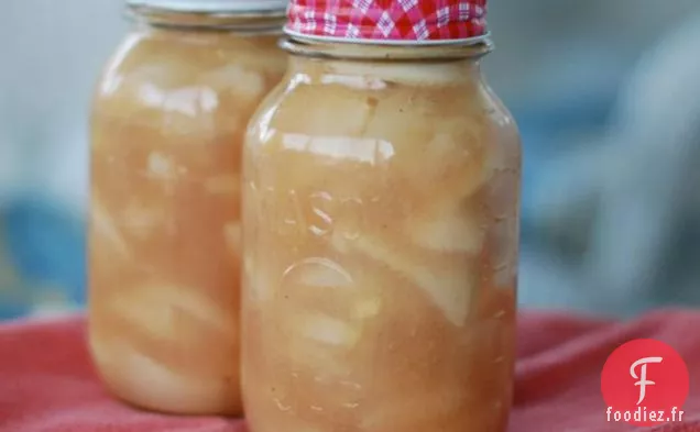 Remplissage de Tarte aux Pommes en Conserve