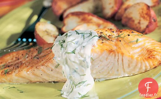 Saumon à la Crème de Moutarde