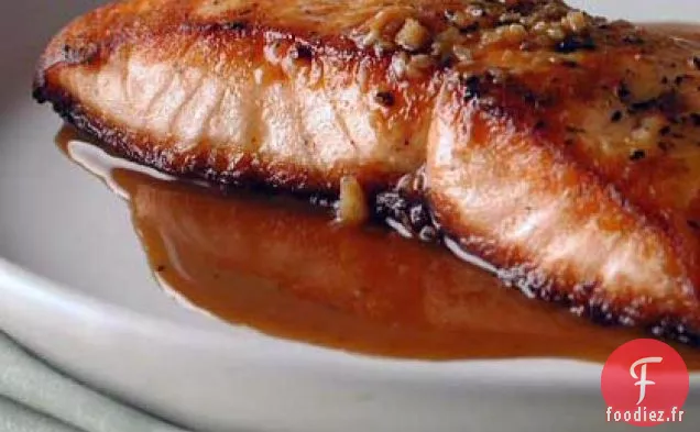 Saumon à la Sauce Aigre-Douce