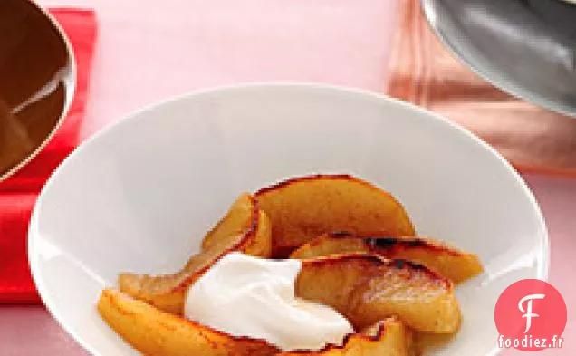 Pommes Caramélisées Au Romarin Frais