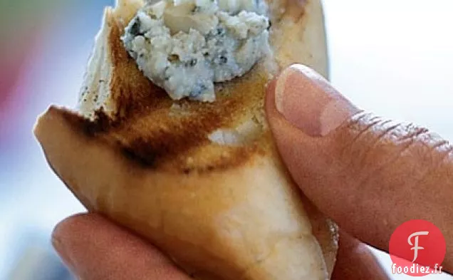 Bruschetta Gorgonzola et Pommes