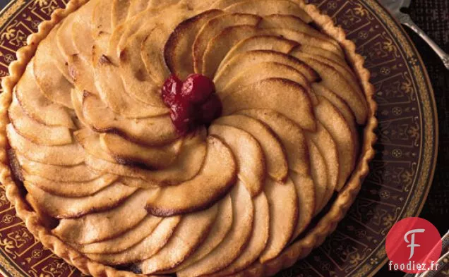 Tarte aux Pommes aux Bananes et aux Canneberges