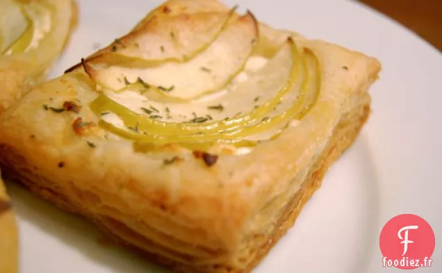Tarte au Fromage de Chèvre et aux Pommes