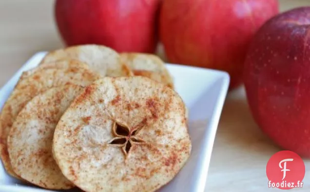 Pommes à la Cannelle Séchées au Four