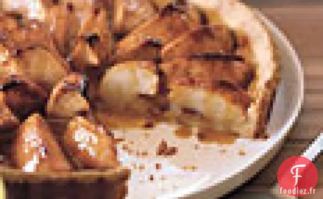 Tarte aux Pommes avec Sauce au Caramel
