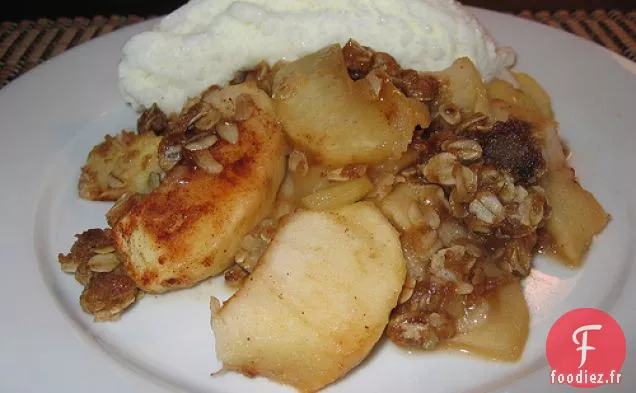 Croustillant Aux Pommes À L'Amaretto