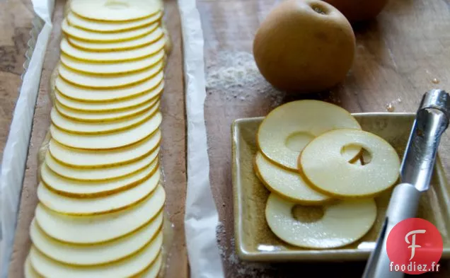 Tranche de Pomme Russet d'Épeautre