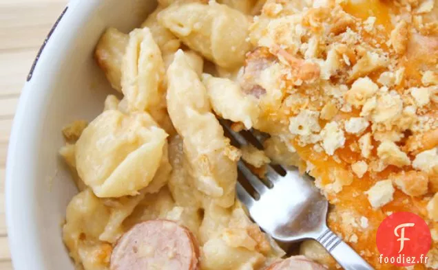 Macaroni aux pommes et au fromage