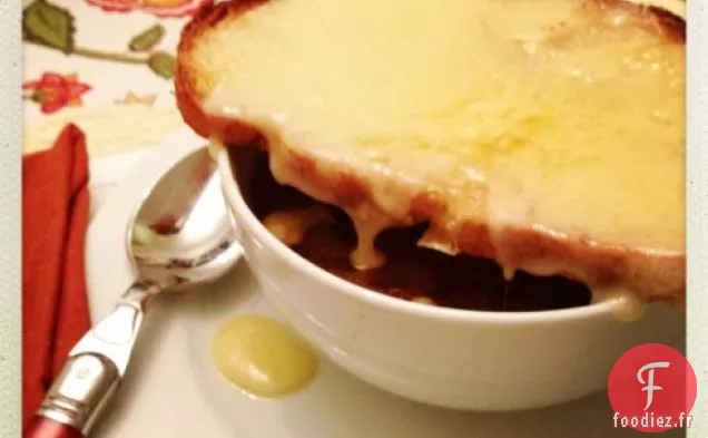 Soupe à l'Oignon Française au Cidre de Pomme