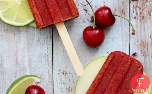 Poptails Aigres au Whisky aux Pommes Cerises