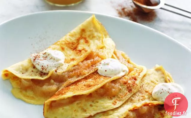Crêpes aux Pommes Blintz