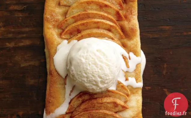 Tartes individuelles à la cannelle et aux pommes