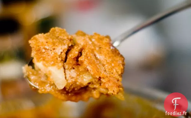 Gâteau aux pommes à l'envers