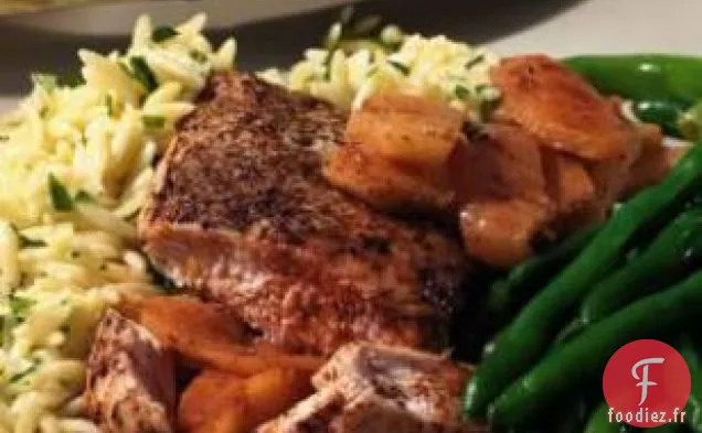 Poulet et Pommes Épicées